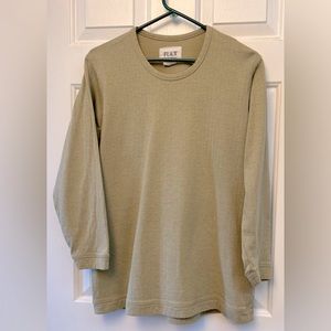 Flax small cotton long-sleeve tee